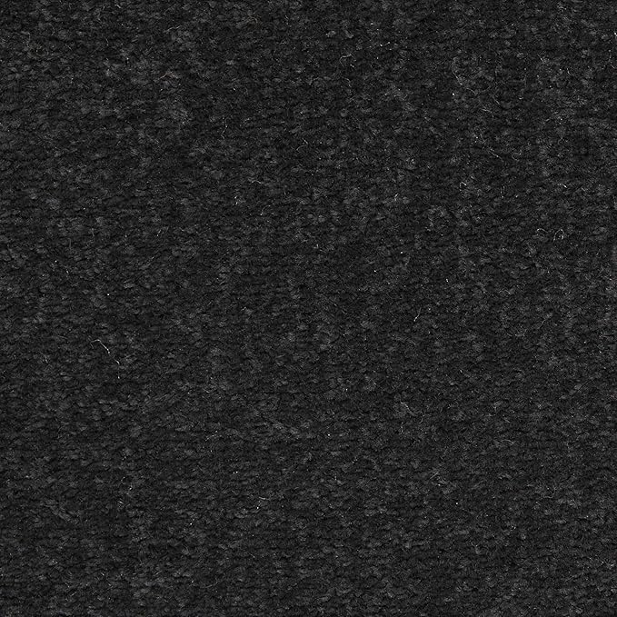Nourison Home Essentials 108x144 Rectangle Fabric Area Rug in Black/Charcoal