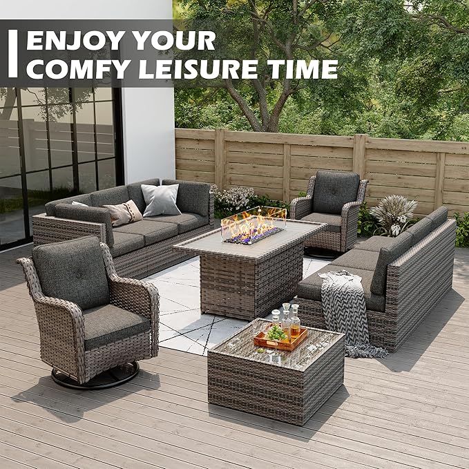 UIXE Outdoor Deep Seat Cushion Set with Slipcovers, Patio Furniture Cushions & Back Pad, Water-Resistant Outdoor Cushion Covers Backyard Sectional Sofa Cushions for Bistro Chair - Green