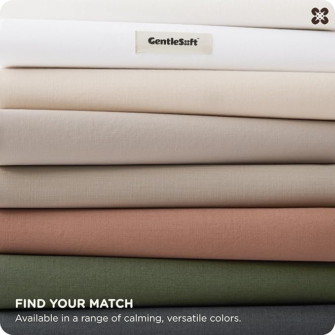 Bedsure Cotton Duvet Cover Full - Luxury Slub Weave 100% Cotton Duvet Cover Set with a Linen Like Textured, Easy Change Durable Bedding Set 3 Pieces, Mocha Mousse, 80" x 90"