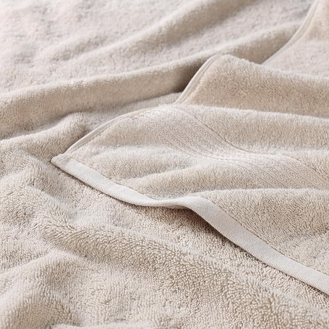 Superior Egyptian Cotton Hand Towel Set, Small Towels for Home Bathroom, Master, Guest Bath, Decor Essentials, Quick Dry, Absorbent, Kitchen, Spa, Hotel, Resort, Adult, Kids, Set of 8, Stone