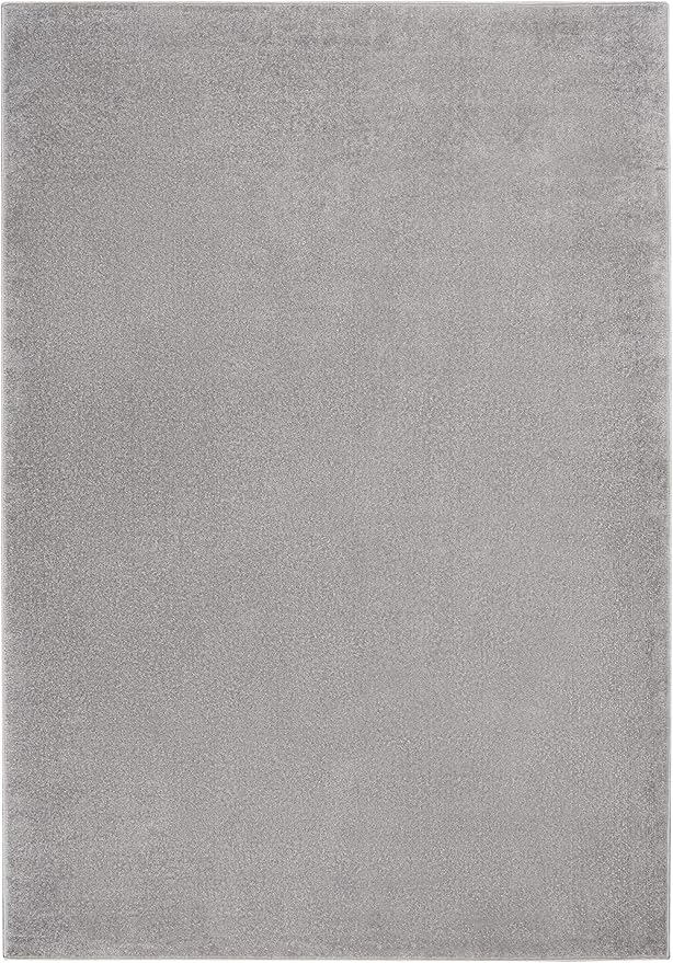 Nourison Home Essentials 5' x 8' Silver Gray Fabric Outdoor Area Rug (5' x 8')