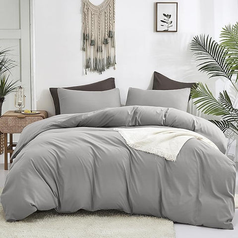 Silver Grey Comforter Sets Twin Light Gray Bedding Comforter Set Women Men Solid Pure Gray Blanket Quilts Fuzzy Breathable Light Grey Bedding Comforter Sets for Twin Bed