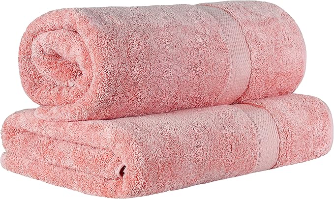 BLUENILEMILLS BNM 900 GSM Premium Quality Egyptian Cotton Bath Sheet Set, 2-Piece Highly Absorbent Sheets for Bathroom & Shower, Hotel & Spa Quality Lush, Durable Quick Dry