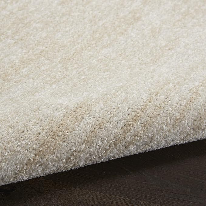 Nourison Home Essentials Indoor/Outdoor Ivory Beige 2'2" x 20 Area Rug, Easy Cleaning, Non Shedding, Bed Room, Living Room, Dining Room, Backyard, Deck, Patio (2x20)