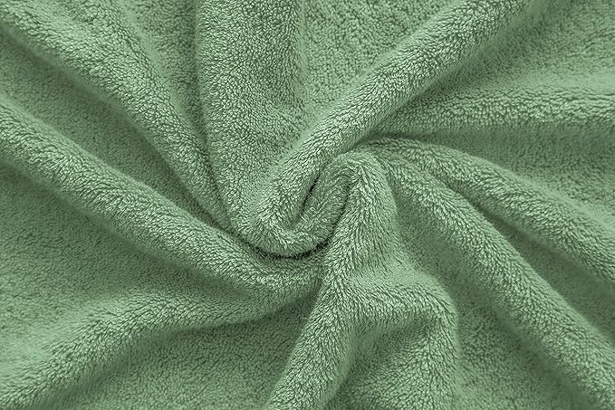 American Veteran Towel, Hand Towels for Bathroom Set of 4, 100% Cotton Turkish Hand Towel Sets Clearance Prime, Soft Hand Face Towels, Sage Green Hand Towels