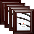Craig Frames 76047 16 x 20 Inch Picture Frame, Contemporary Dark Mahogany, Set of 4