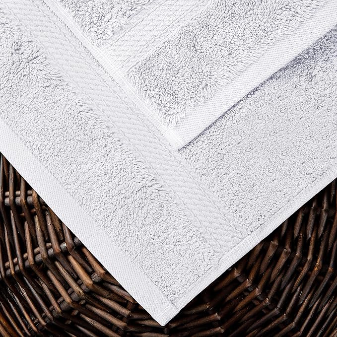 BLUENILEMILLS BNM Premium Quality Egyptian Cotton Towels, 6-Piece Ultra-Soft Bathroom Towels |Super Soft Bath Towel| Hypoallergenic Hand Towel| Face Towels| Quick Dry, Saloon Hotel & Spa