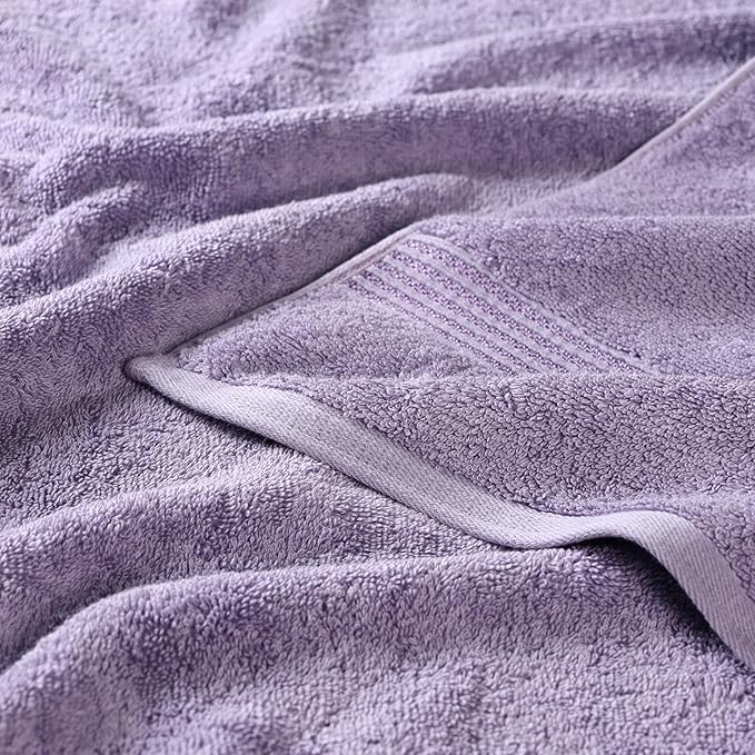 Superior Egyptian Cotton 10-Piece Face Towel Set , Small Towels For Facial, Spa, Quick Dry, Absorbent Towels, Bathroom Accessories, Guest Bath, Home Essentials, Washcloth, Airbnb, Royal Purple