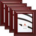 Craig Frames 76039 8 x 10 Inch Picture Frame, Contemporary Red, Set of 4