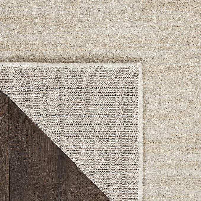 Nourison Home Essentials Indoor/Outdoor Ivory Beige 2'2" x 20 Area Rug, Easy Cleaning, Non Shedding, Bed Room, Living Room, Dining Room, Backyard, Deck, Patio (2x20)