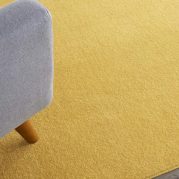 Nourison Essentials Indoor/Outdoor Yellow 10' x 14' Area Rug, Easy Cleaning, Non Shedding, Bed Room, Living Room, Dining Room, Backyard, Deck, Patio (10x14)