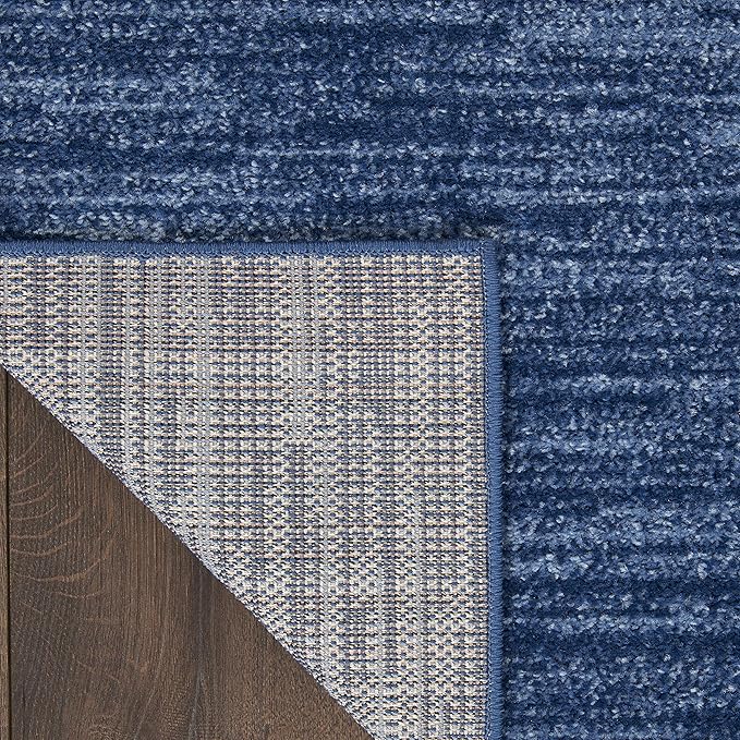 Nourison Home Essentials 8' x 10' Navy Blue Fabric Outdoor Area Rug (8' x 10')
