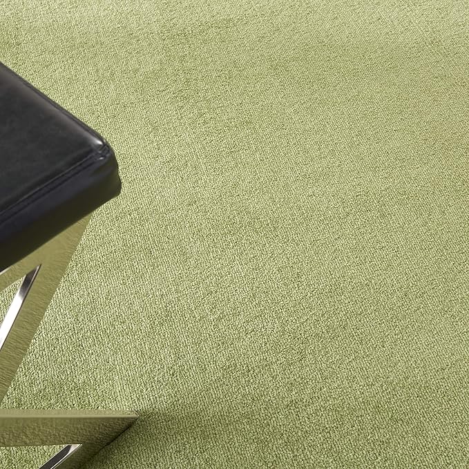 Nourison Home Essentials Indoor/Outdoor Green 6' x 9' Area Rug, Easy Cleaning, Non Shedding, Bed Room, Living Room, Dining Room, Backyard, Deck, Patio (6x9)
